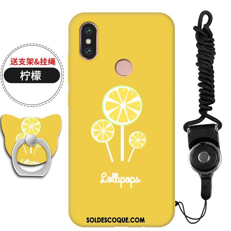 Coque Xiaomi Redmi S2 Personnalité Jaune Rouge Noir Silicone En Vente