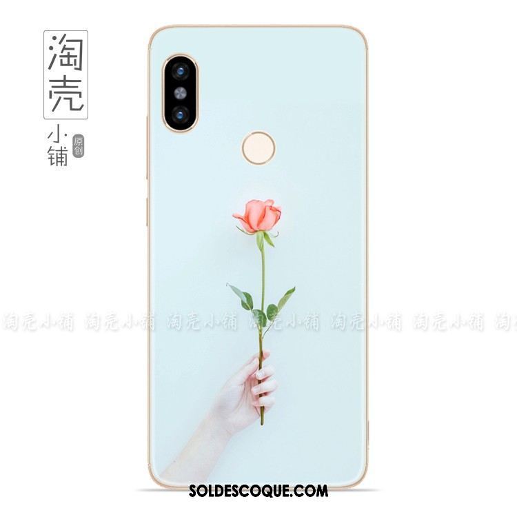 Coque Xiaomi Redmi S2 Rose Petit Incassable Simple Art En Vente