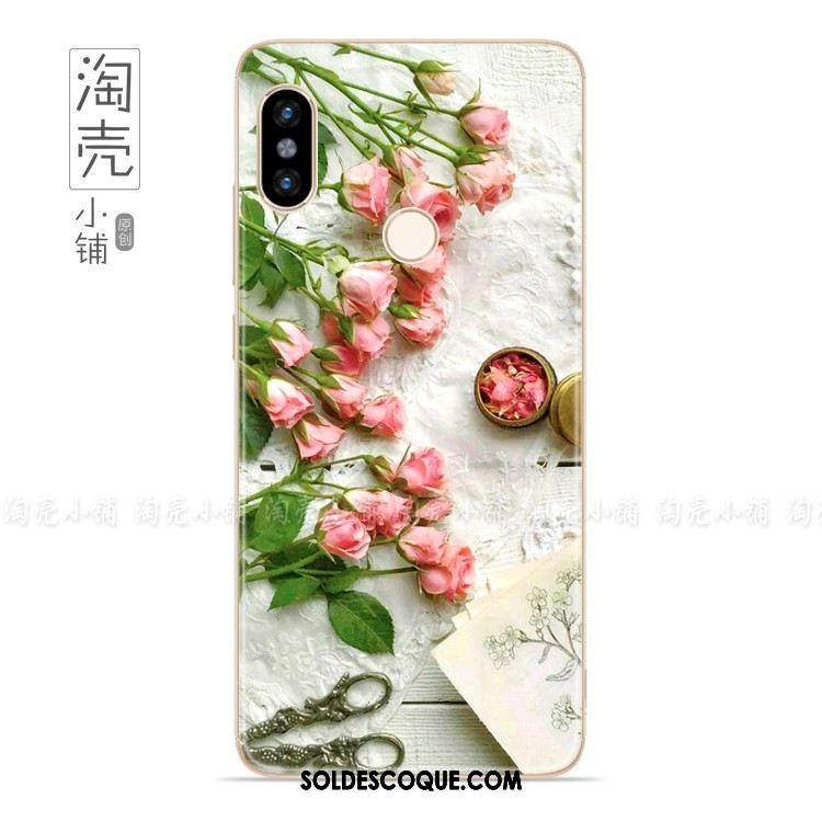 Coque Xiaomi Redmi S2 Rose Petit Incassable Simple Art En Vente