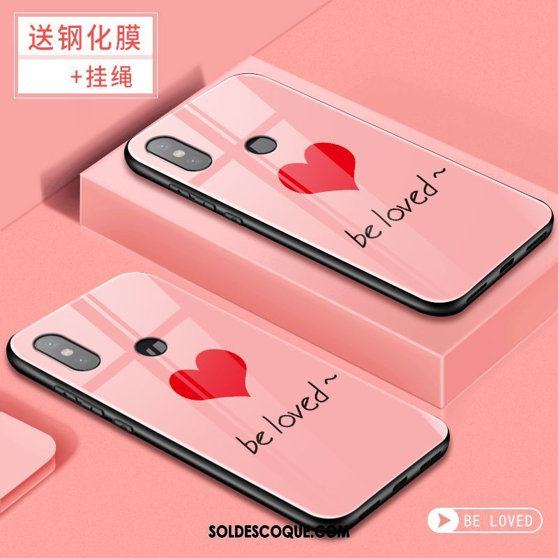 Coque Xiaomi Redmi S2 Rose Téléphone Portable Rouge Personnalité Fluide Doux En Vente