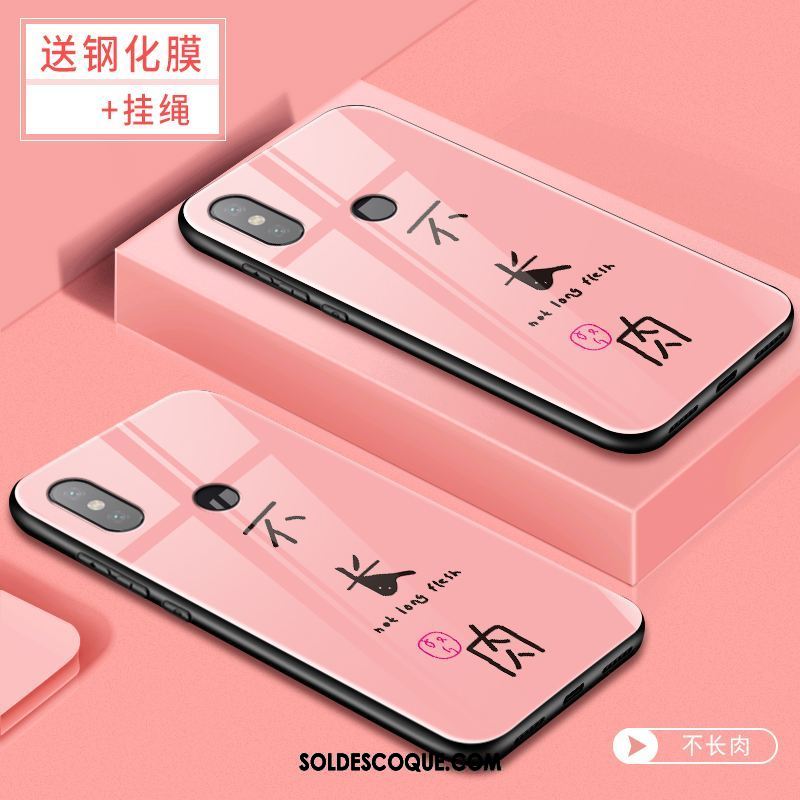 Coque Xiaomi Redmi S2 Rose Téléphone Portable Rouge Personnalité Fluide Doux En Vente