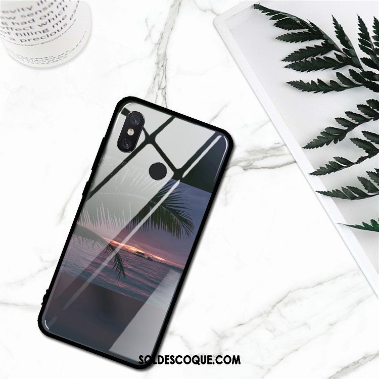 Coque Xiaomi Redmi S2 Rouge Clair Amoureux Vent Arbres France