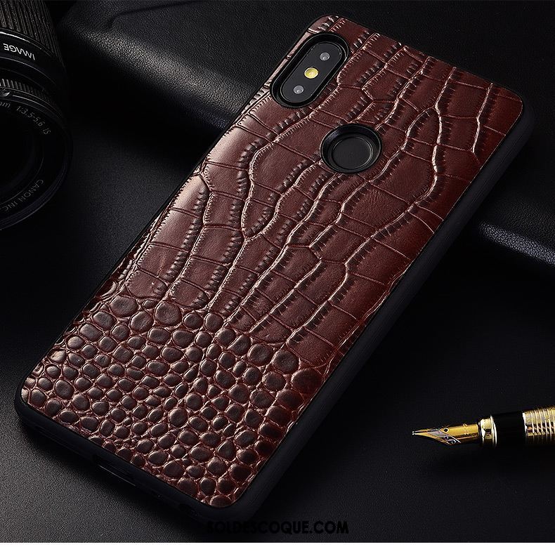 Coque Xiaomi Redmi S2 Rouge Téléphone Portable Marque De Tendance Noir Créatif Pas Cher