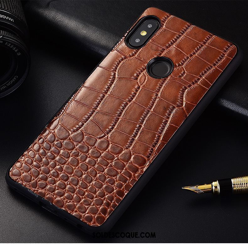 Coque Xiaomi Redmi S2 Rouge Téléphone Portable Marque De Tendance Noir Créatif Pas Cher