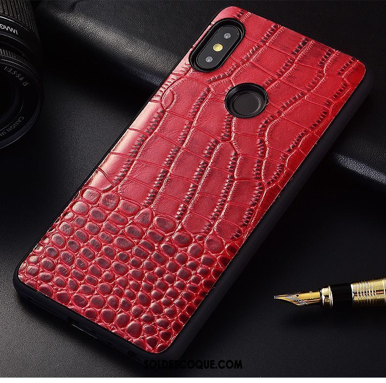 Coque Xiaomi Redmi S2 Rouge Téléphone Portable Marque De Tendance Noir Créatif Pas Cher