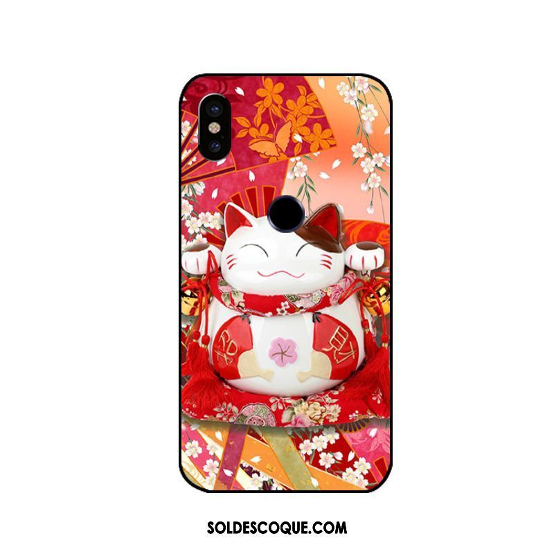 Coque Xiaomi Redmi S2 Rouge Téléphone Portable Richesse Personnalité Rose Soldes