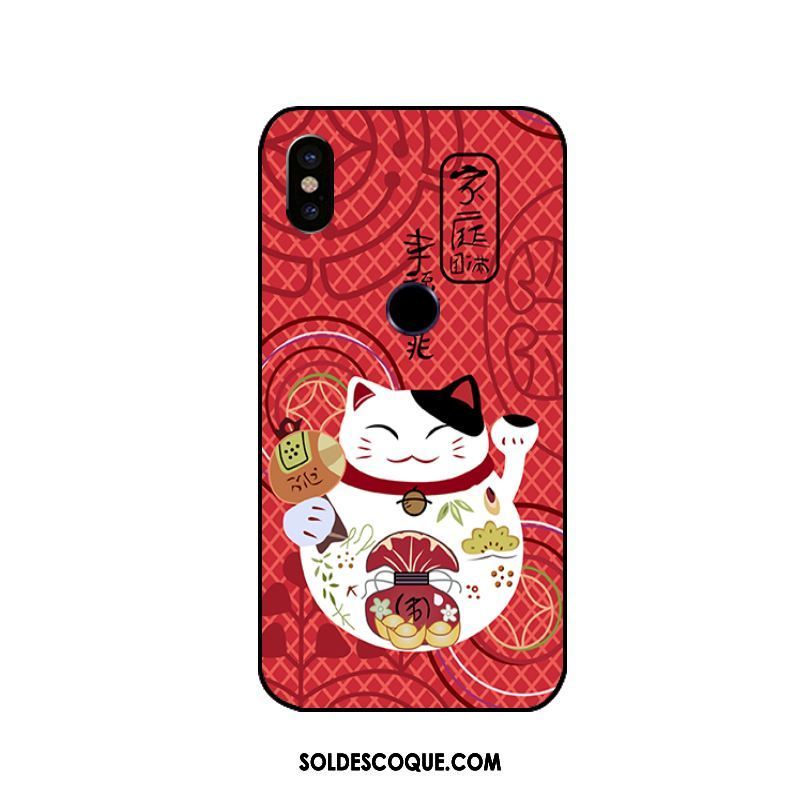 Coque Xiaomi Redmi S2 Rouge Téléphone Portable Richesse Personnalité Rose Soldes