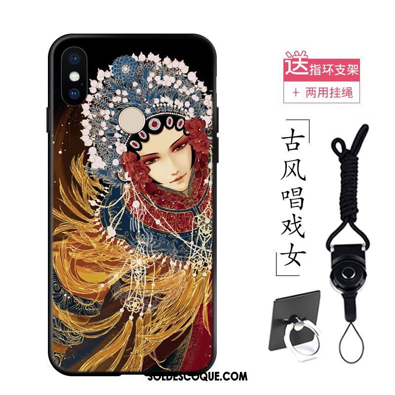 Coque Xiaomi Redmi S2 Tatouages Petit Style Chinois Rouge Étui Housse En Ligne