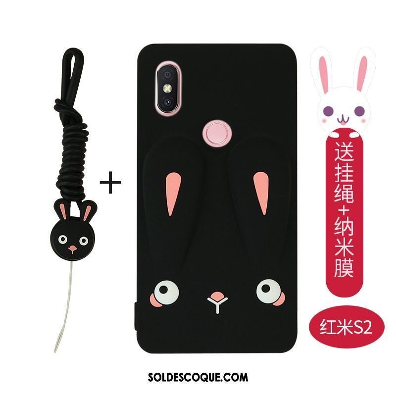 Coque Xiaomi Redmi S2 Tout Compris Ornements Suspendus Incassable Noir Protection Pas Cher