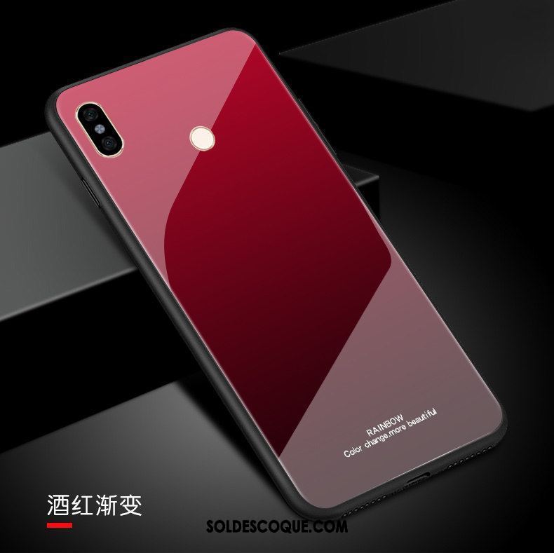 Coque Xiaomi Redmi S2 Téléphone Portable Verre Personnalité Net Rouge Créatif En Ligne