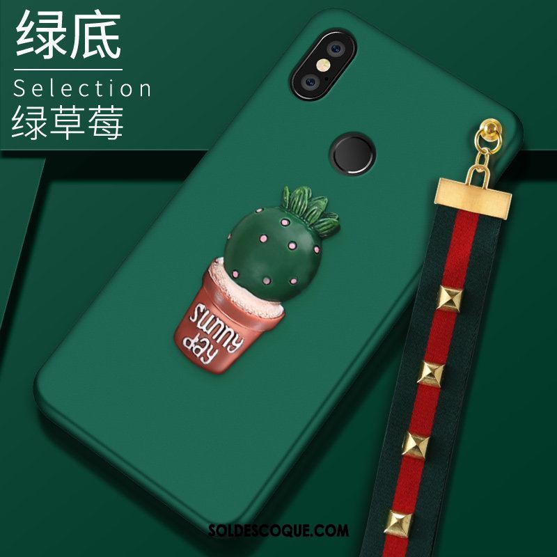 Coque Xiaomi Redmi S2 Vert Créatif Rouge Ornements Suspendus Téléphone Portable En Vente