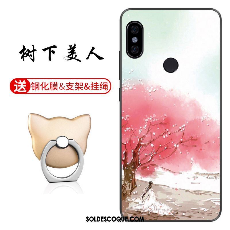 Coque Xiaomi Redmi S2 Vert Incassable Rouge Fluide Doux Modèle En Vente