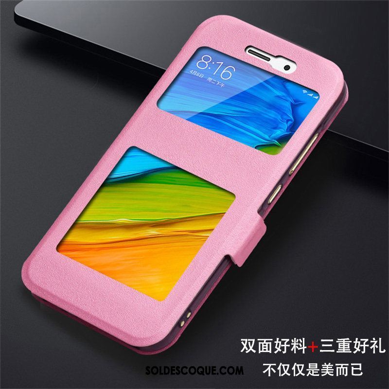 Coque Xiaomi Redmi S2 Étui En Cuir Incassable Clamshell Protection Téléphone Portable En Vente