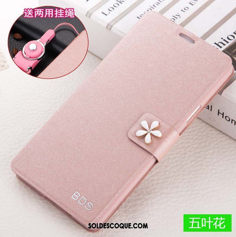 Coque Xiaomi Redmi S2 Étui En Cuir Incassable Rouge Petit Protection Pas Cher