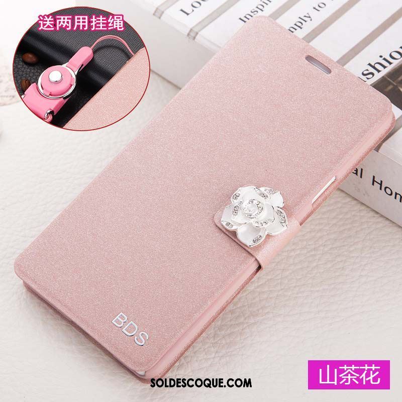 Coque Xiaomi Redmi S2 Étui En Cuir Incassable Rouge Petit Protection Pas Cher