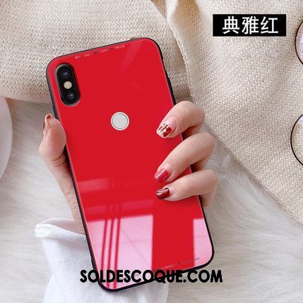 Coque Xiaomi Redmi S2 Étui Verre Rose Tempérer Couvercle Arrière France