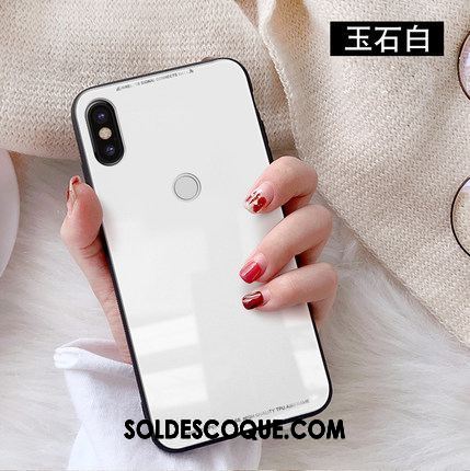 Coque Xiaomi Redmi S2 Étui Verre Rose Tempérer Couvercle Arrière France