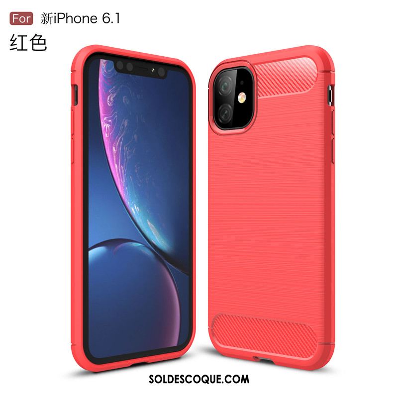 Coque iPhone 11 Antidérapant Nouveau Soie Étui Fluide Doux Pas Cher