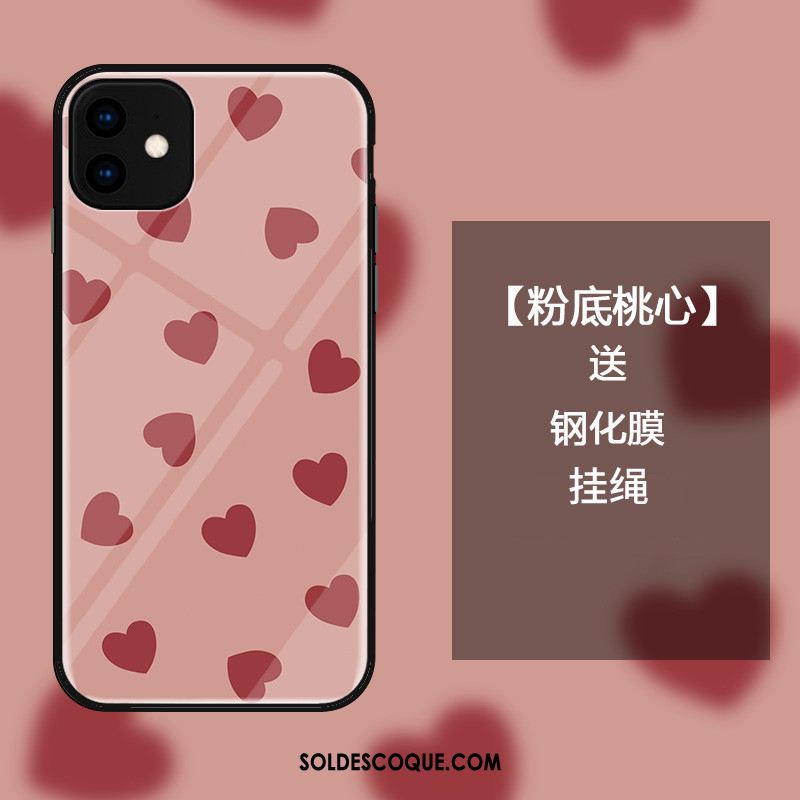 Coque iPhone 11 Incassable Amour Simple Verre Téléphone Portable France