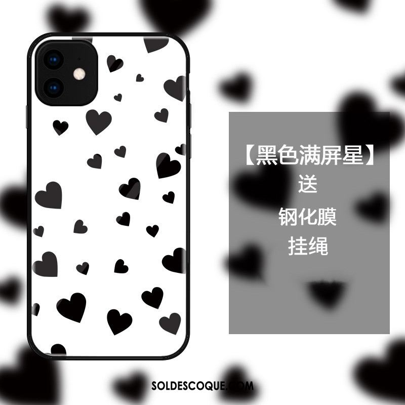 Coque iPhone 11 Incassable Amour Simple Verre Téléphone Portable France