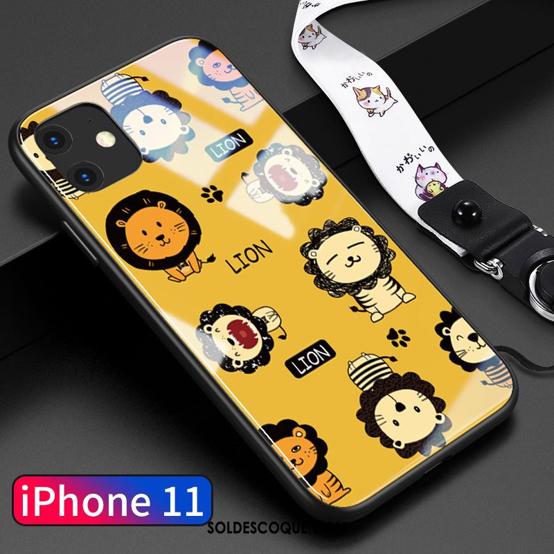 Coque iPhone 11 Jaune Nouveau Tout Compris Charmant Très Mince Housse En Ligne