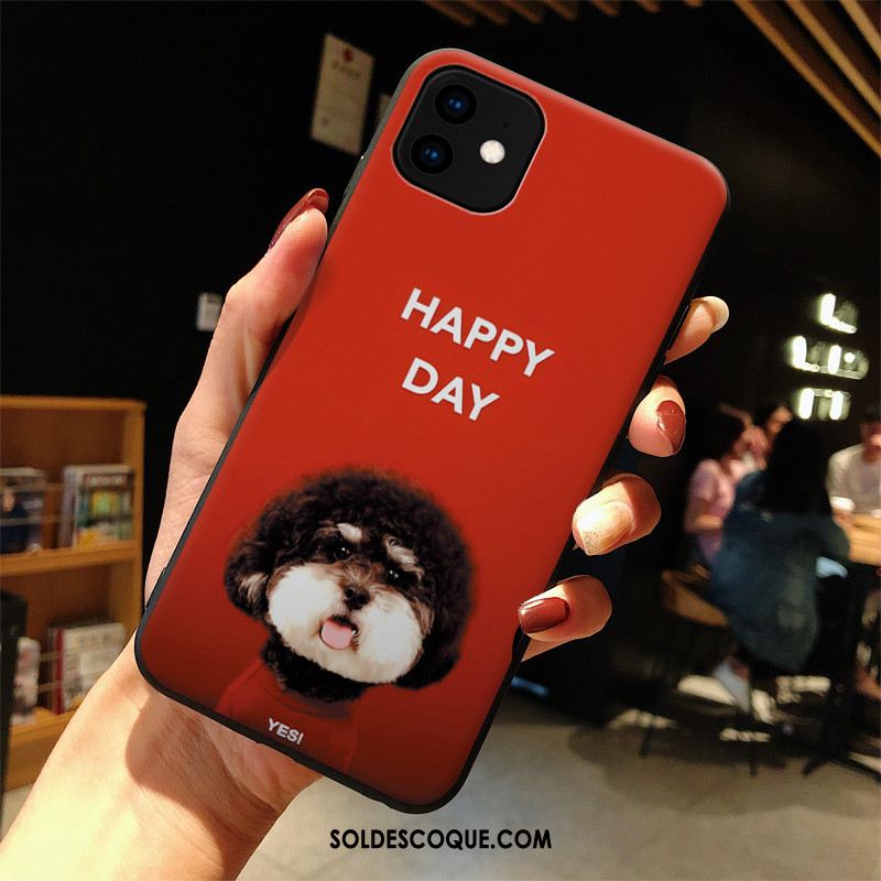 Coque iPhone 11 Mode Mignonne Rouge Amoureux Téléphone Portable France