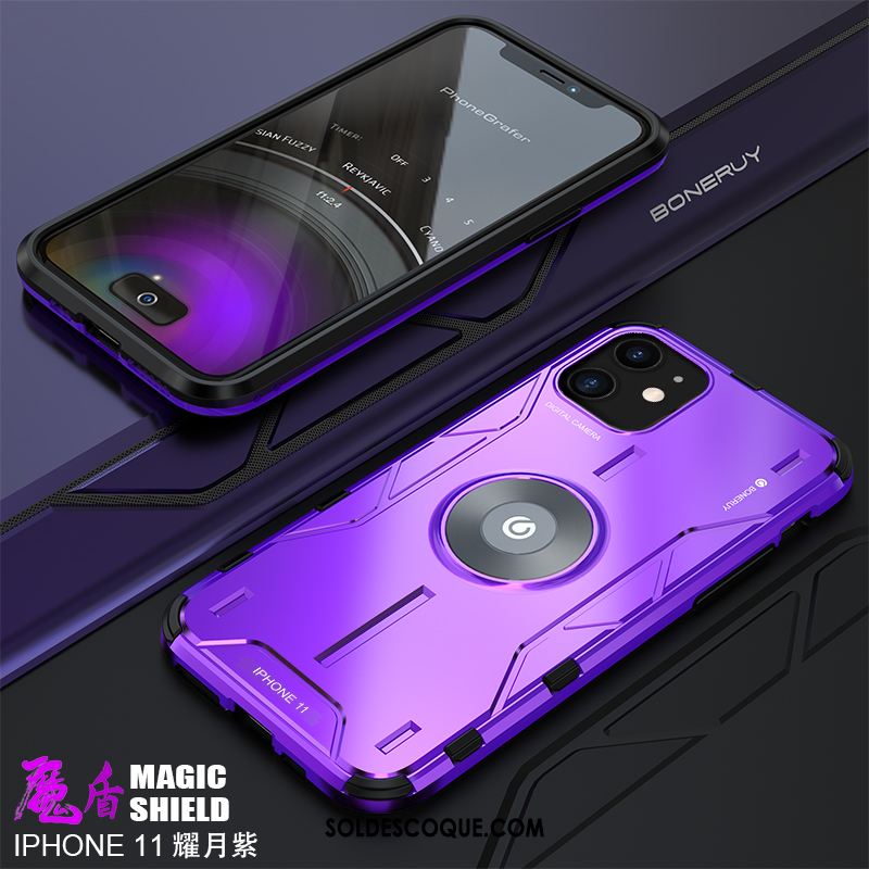 Coque iPhone 11 Personnalité Créatif Silicone Très Mince Luxe Pas Cher