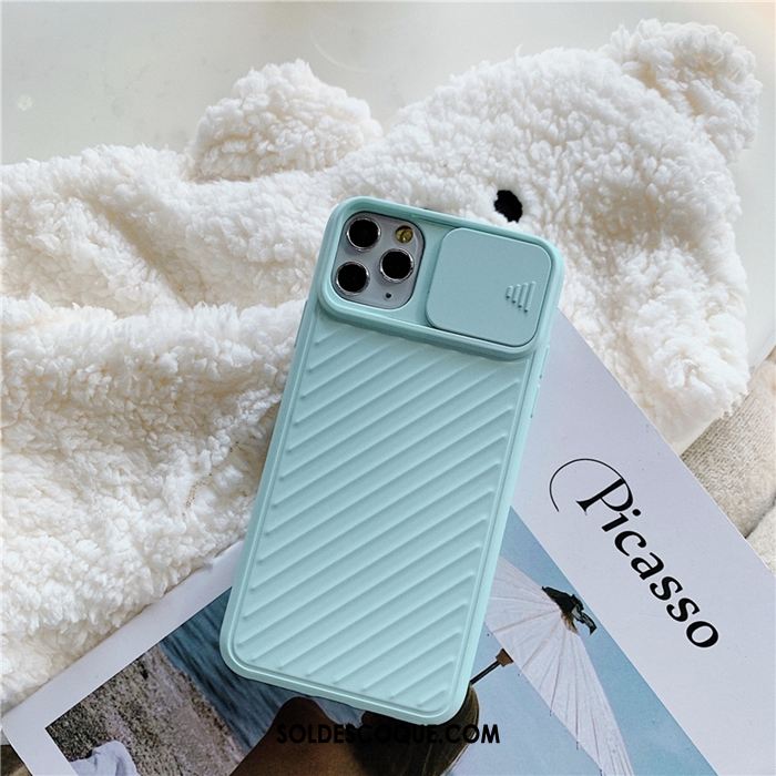 Coque iPhone 11 Pro Amoureux Protection Simple Fluide Doux Vert En Vente