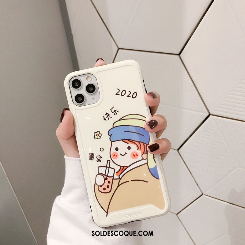 Coque iPhone 11 Pro Chanceux Blanc Étui Nouveau Téléphone Portable En Vente