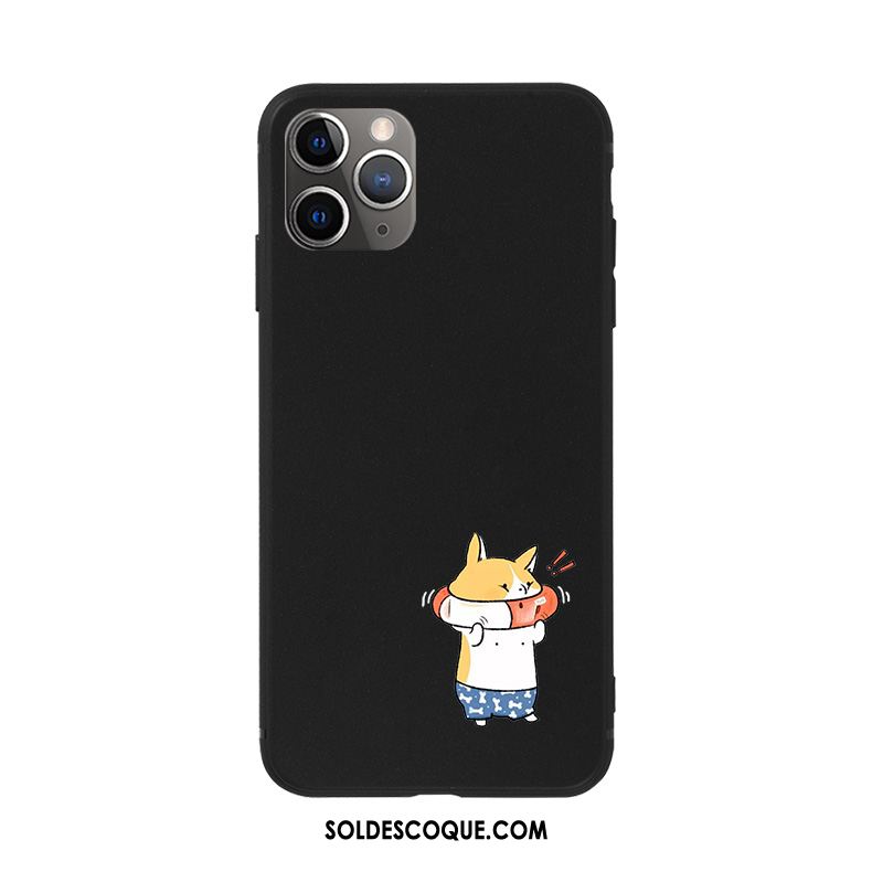 Coque iPhone 11 Pro Charmant Amoureux Dessin Animé Téléphone Portable Bleu Pas Cher