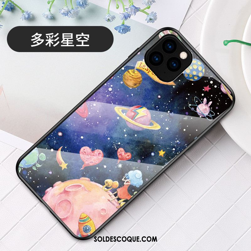 Coque iPhone 11 Pro Ciel Étoilé Incassable Téléphone Portable Dessin Animé Marque De Tendance Pas Cher