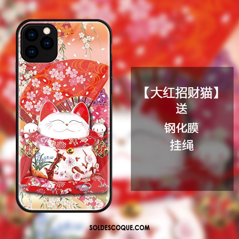 Coque iPhone 11 Pro Dessin Animé Richesse Charmant Rouge Tout Compris Soldes