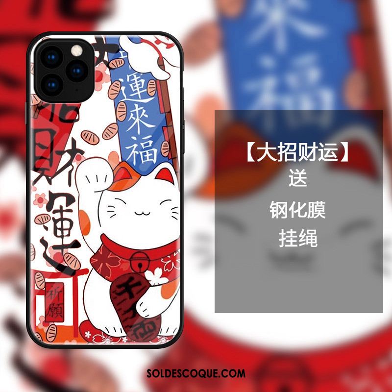 Coque iPhone 11 Pro Dessin Animé Richesse Charmant Rouge Tout Compris Soldes