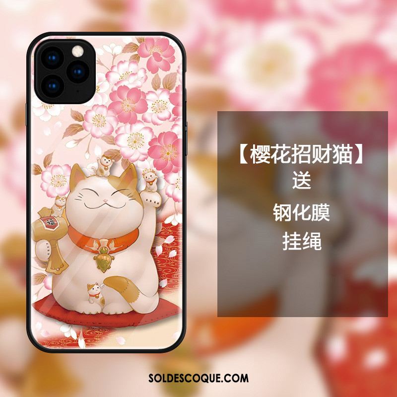 Coque iPhone 11 Pro Dessin Animé Richesse Charmant Rouge Tout Compris Soldes