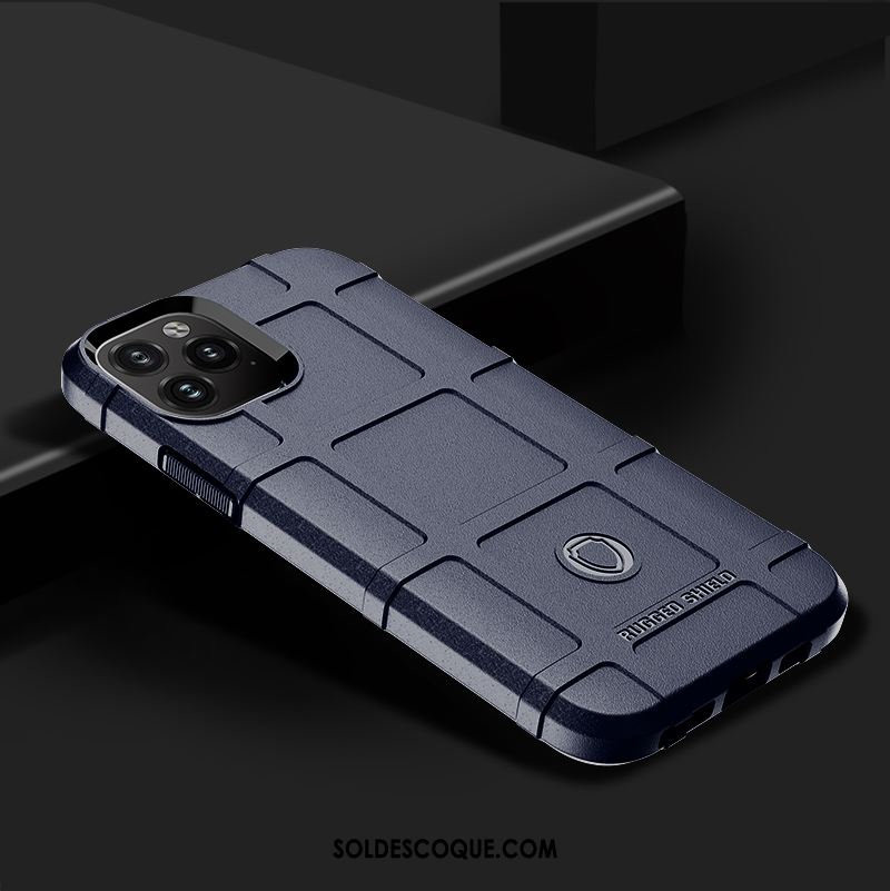 Coque iPhone 11 Pro Délavé En Daim Nouveau Étui Épaissir Téléphone Portable En Vente