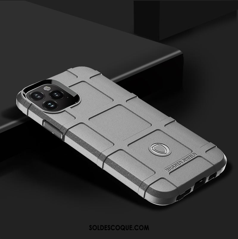 Coque iPhone 11 Pro Délavé En Daim Nouveau Étui Épaissir Téléphone Portable En Vente