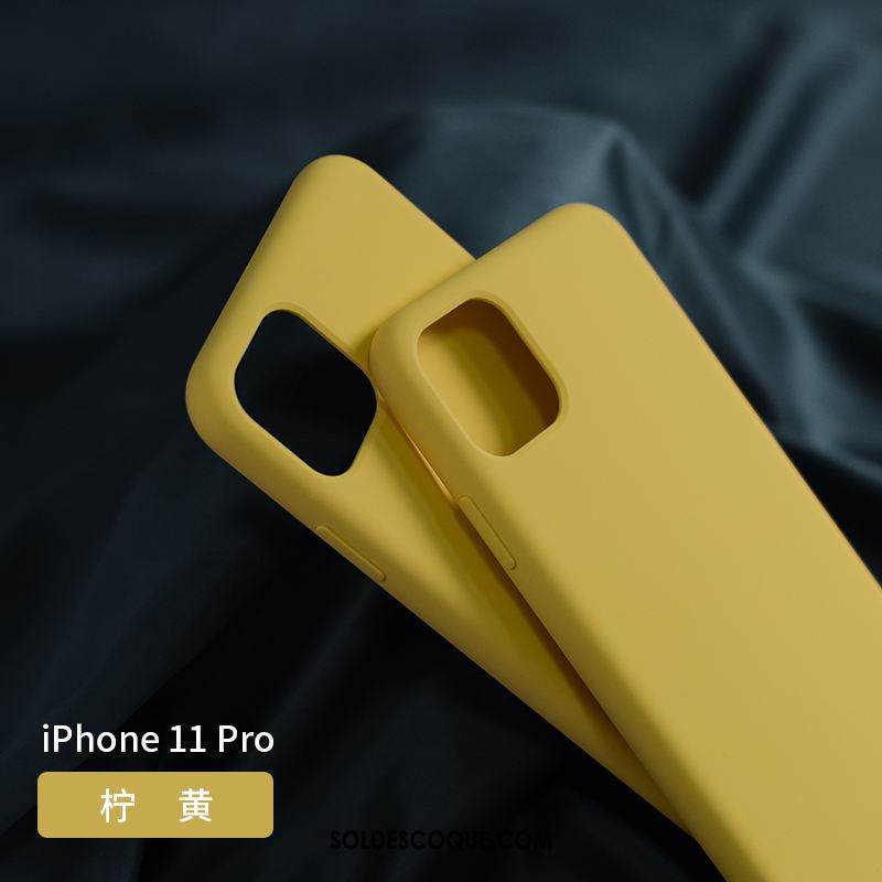 Coque iPhone 11 Pro Fluide Doux Silicone Nouveau Incassable Protection En Vente