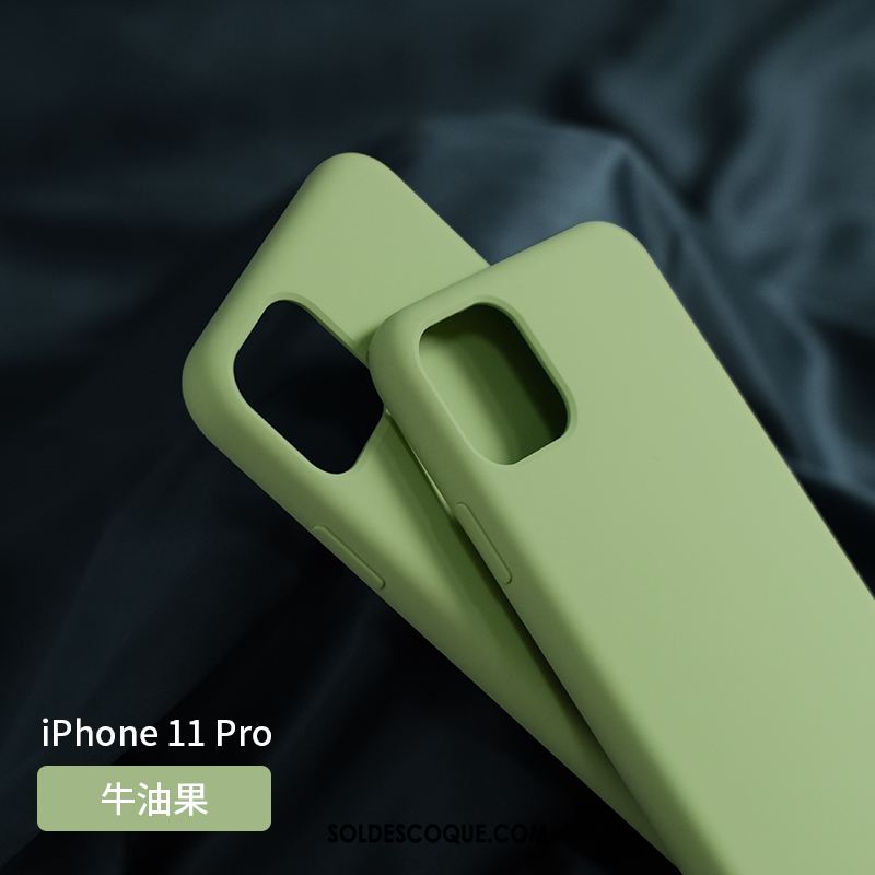 Coque iPhone 11 Pro Fluide Doux Silicone Nouveau Incassable Protection En Vente
