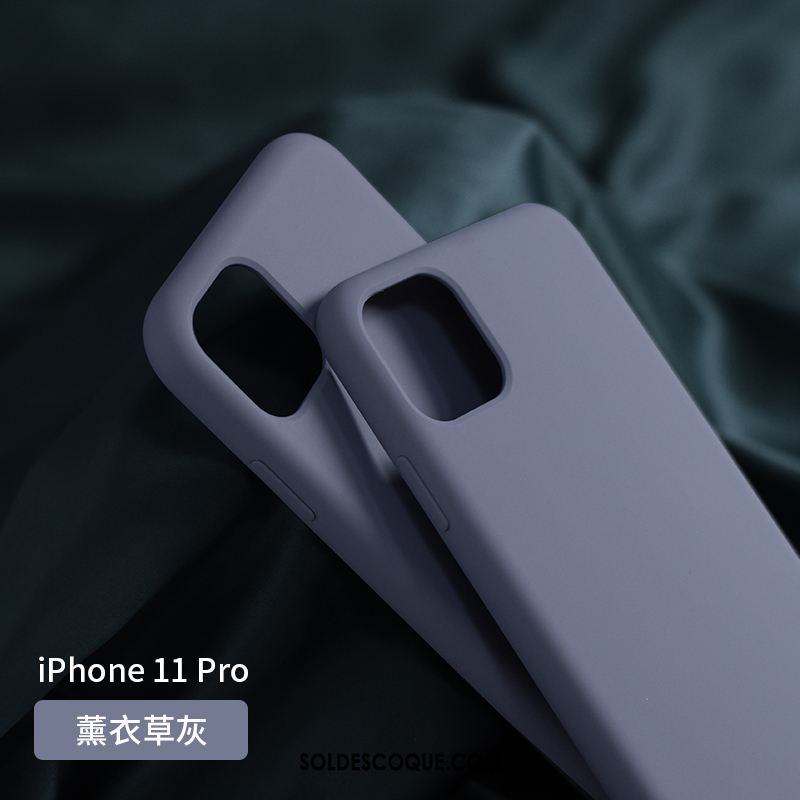 Coque iPhone 11 Pro Fluide Doux Silicone Nouveau Incassable Protection En Vente