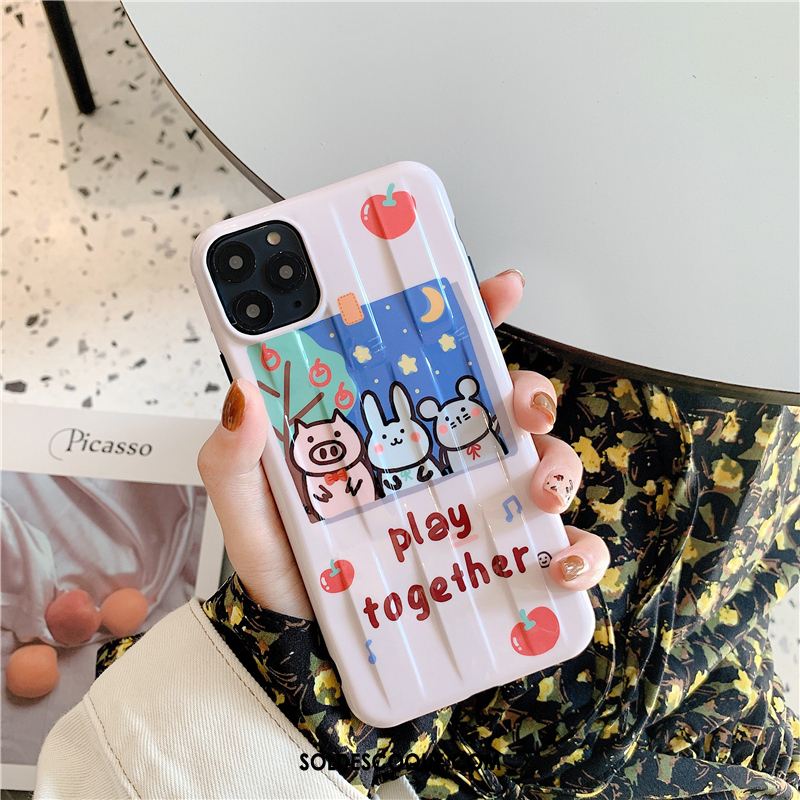 Coque iPhone 11 Pro Incassable Dessin Animé Silicone Protection Personnalité Soldes