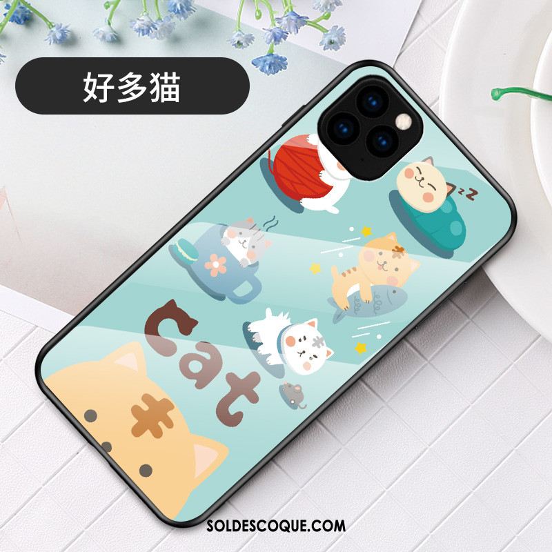 Coque iPhone 11 Pro Max Charmant Tendance Étui Verre Dessin Animé France