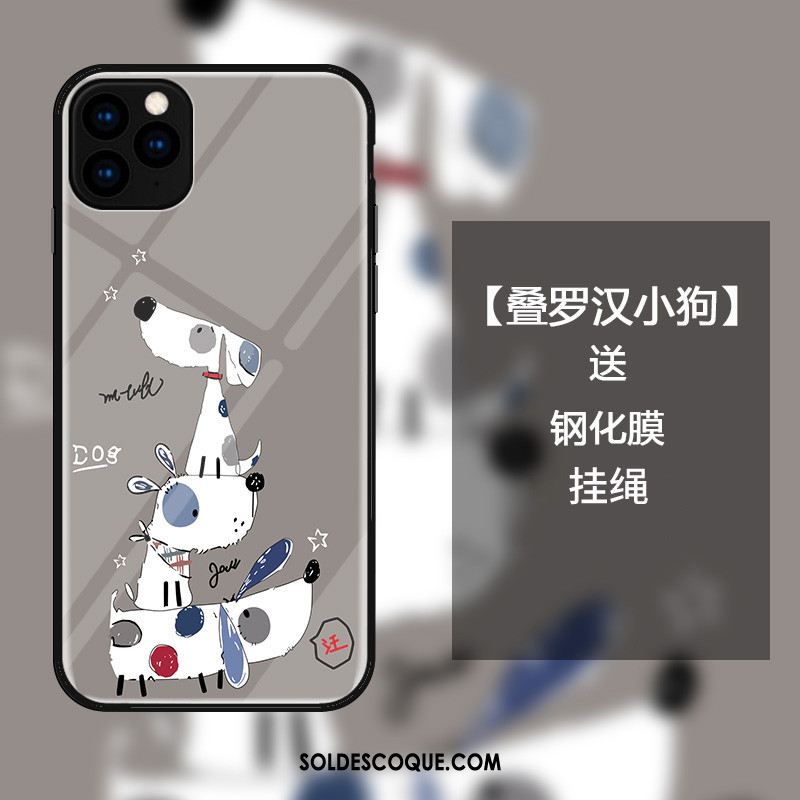 Coque iPhone 11 Pro Max Dessin Animé Tout Compris Vert Chat Téléphone Portable En Ligne