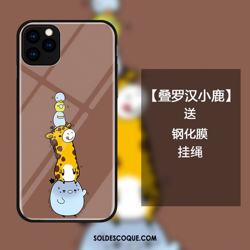 Coque iPhone 11 Pro Max Dessin Animé Tout Compris Vert Chat Téléphone Portable En Ligne