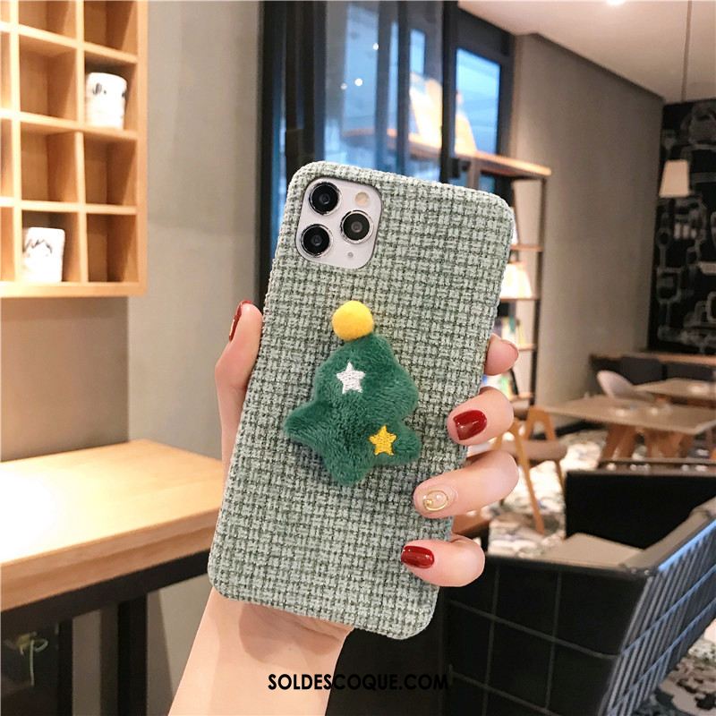 Coque iPhone 11 Pro Max Fluide Doux Incassable Noël Vent Dimensionnel Pas Cher