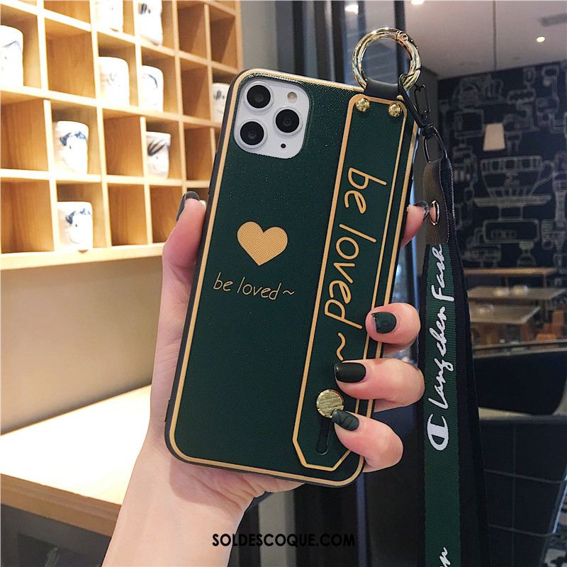 Coque iPhone 11 Pro Max Incassable Protection Frais Téléphone Portable Vert Pas Cher