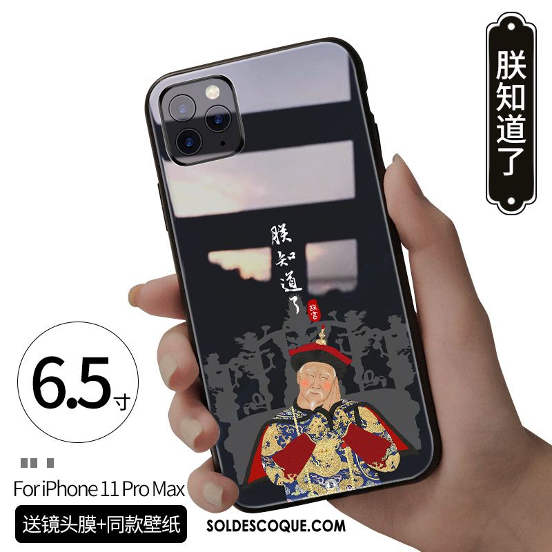 Coque iPhone 11 Pro Max Marque De Tendance Téléphone Portable Style Chinois Nouveau Personnalité Soldes