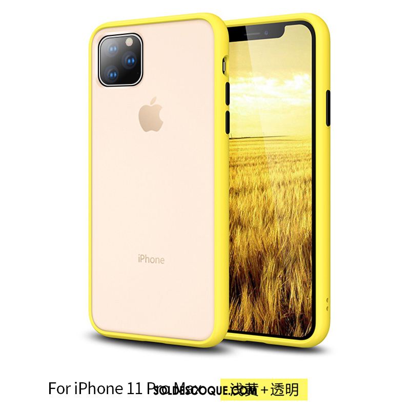 Coque iPhone 11 Pro Max Net Rouge Bleu Tout Compris Marque De Tendance Incassable Pas Cher