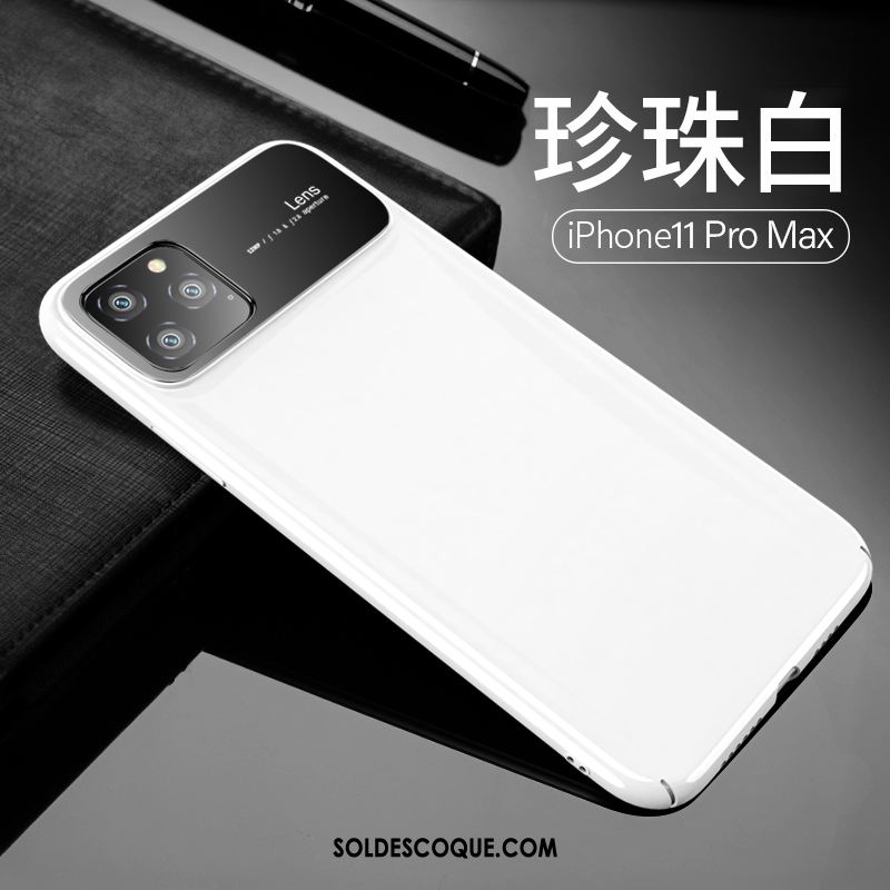 Coque iPhone 11 Pro Max Noir Luxe Marque De Tendance Incassable Nouveau Pas Cher