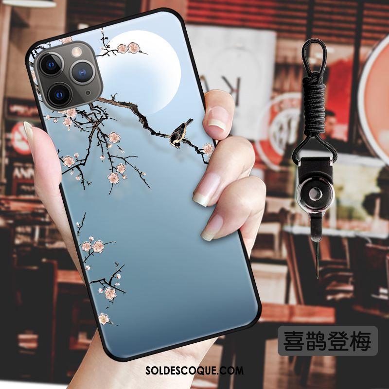 Coque iPhone 11 Pro Max Protection Créatif Style Chinois Fleur Incassable En Ligne