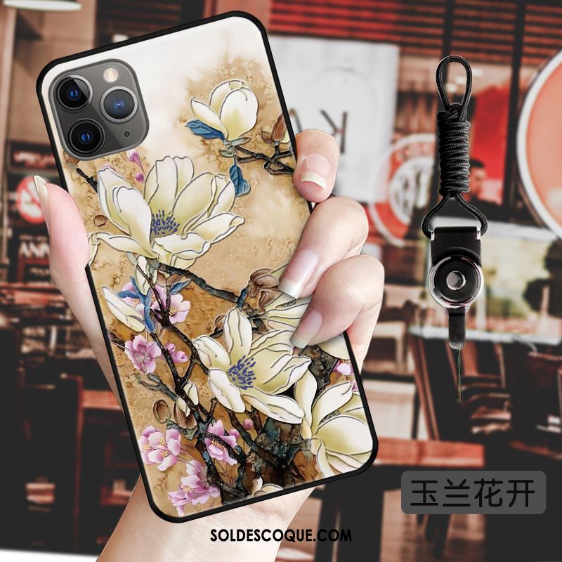Coque iPhone 11 Pro Max Protection Créatif Style Chinois Fleur Incassable En Ligne
